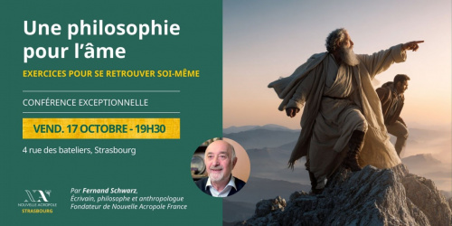 Conférence : Une philosophie pour l’âme. Exercices pour se retrouver soi-même.